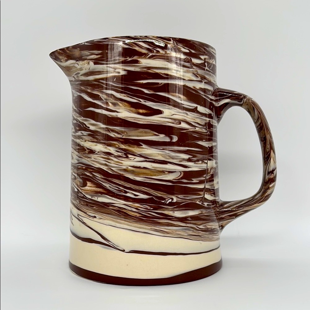 Hay Marbled Porcelain/Stoneware Pitcher/Jug